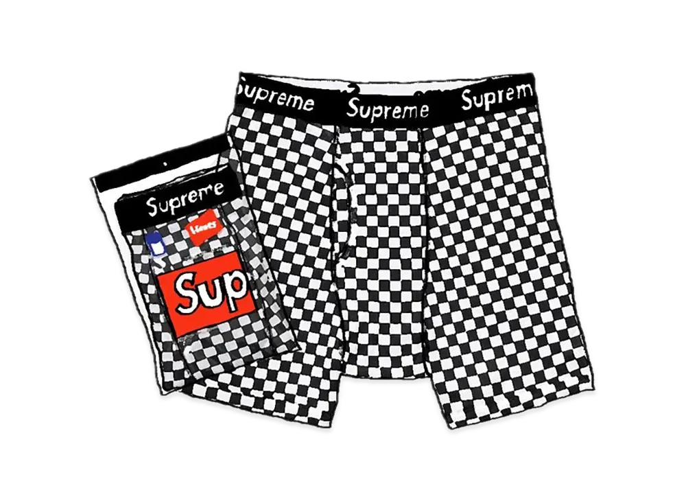 Supreme x Hanes Boxer Briefs 2 Pack 