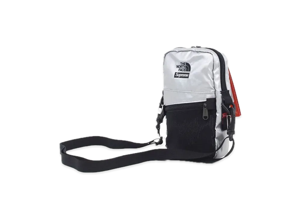 シュプリーム x ザノースフェイス メタリック ショルダー バック "シルバー" NF0A3KW3 / NM818371
