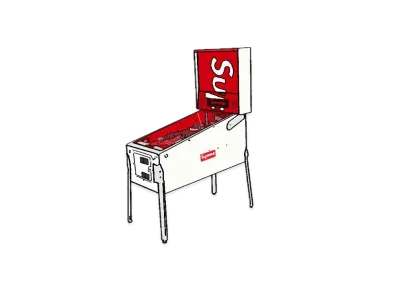 Supreme Stern Pinball Machine "White"