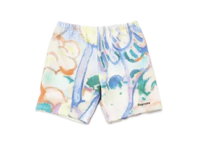 Supreme Landscape Sweatshort "White"