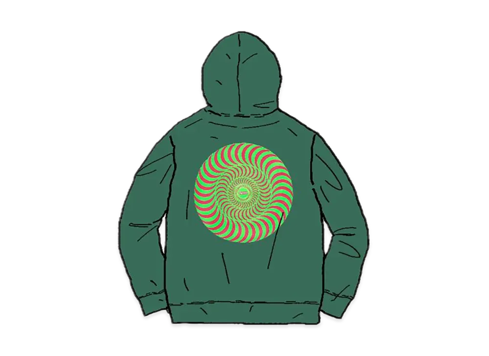 Supreme / Spitfire® Hooded Sweatshirt "Green"