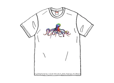 Supreme Tentacles Tee "White"