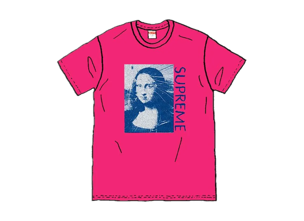 Supreme Mona Lisa Tee "Pink"
