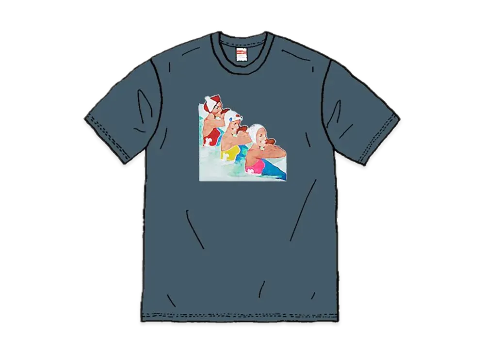 Supreme Swimmers Tee "Dark Slate"
