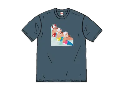 Supreme Swimmers Tee "Dark Slate"