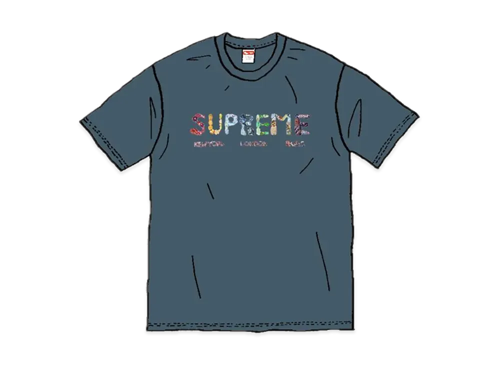 Supreme Rocks Tee "Dark Slate"
