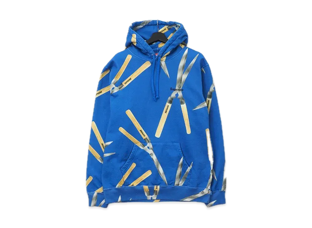 Supreme Shears Hooded Sweatshirt "Blue"