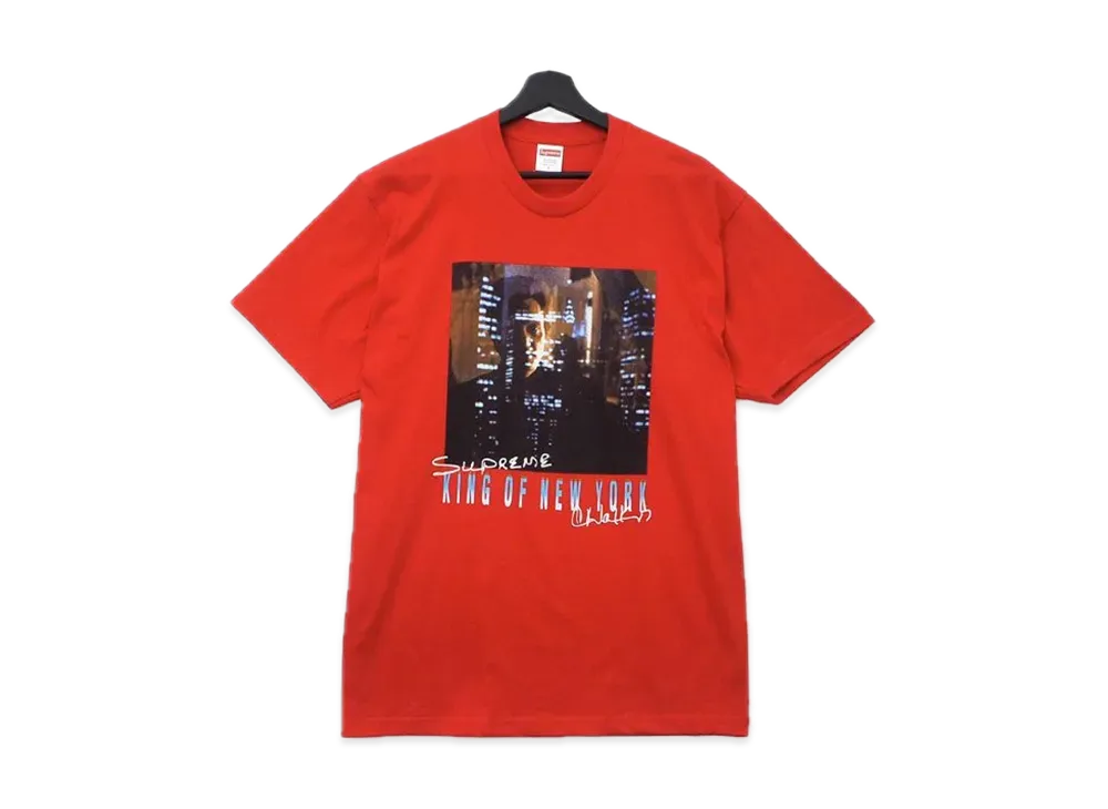Supreme Christopher Walken King Of New York Tee "Red"