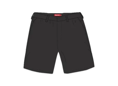 Supreme Velvet Work Short "Black"
