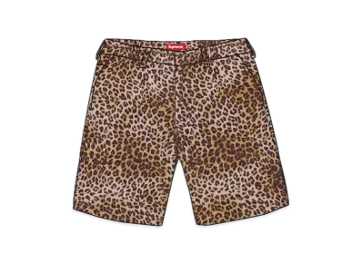 Supreme Velvet Work Short "Leopard"
