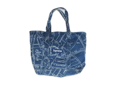 Supreme Gonz Map Denim Tote Supreme Gonz Map Denim Tote