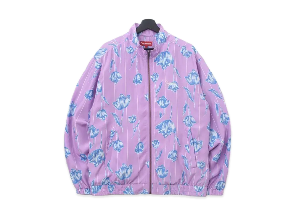 Supreme Floral Silk Track Jacket "Pink"