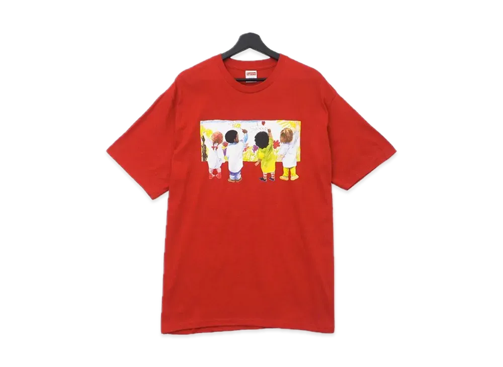 シュプリーム キッズ Tシャツ "レッド"
