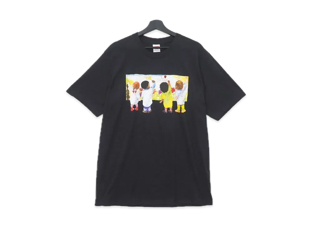 シュプリーム キッズ Tシャツ "ブラック"