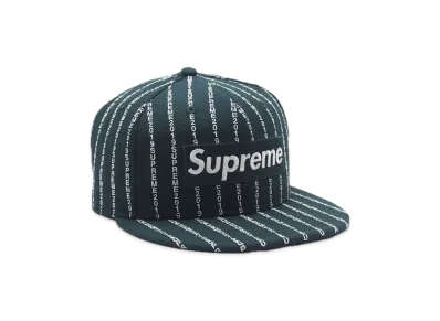 Supreme Text Stripe New Era® "Green"
