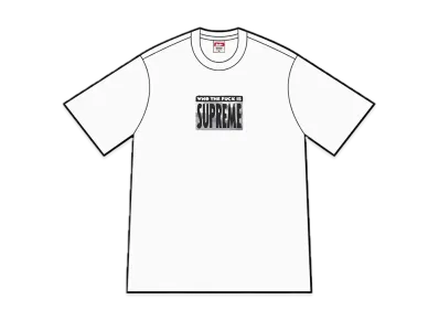 Supreme Who The Fuck Tee "White"