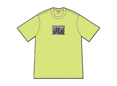 Supreme Who The Fuck Tee "Neon Green"