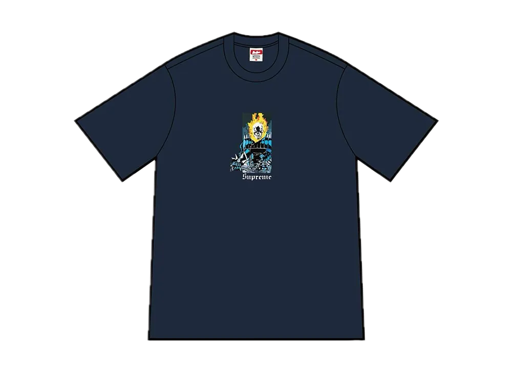 Supreme Ghost Rider Tee "Navy"