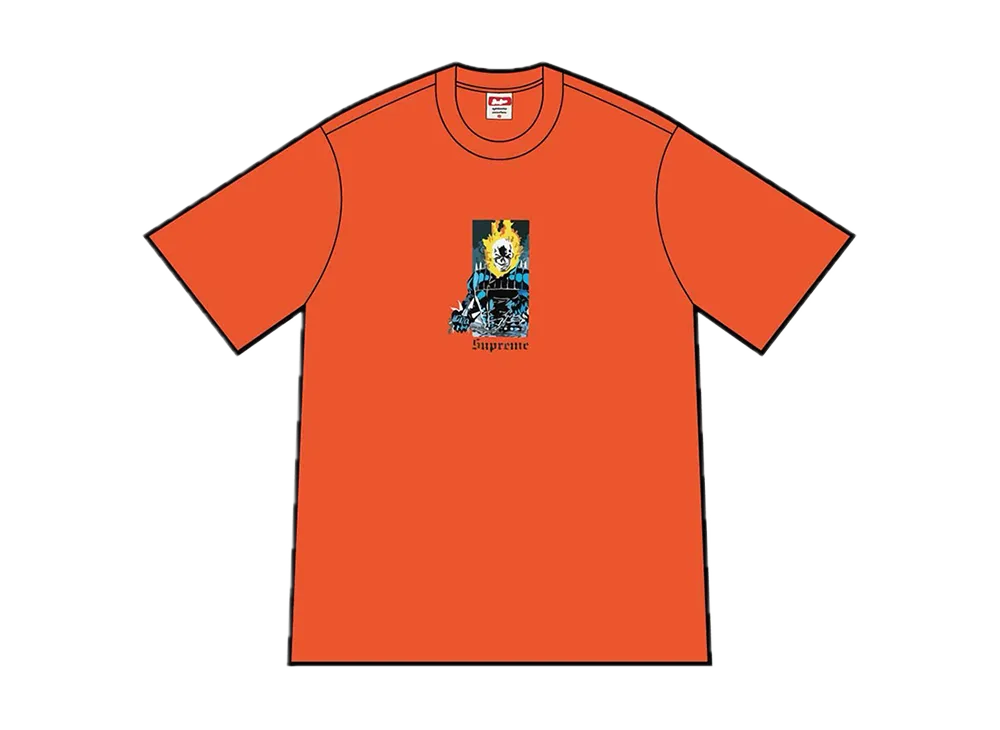 Supreme Ghost Rider Tee "Orange"