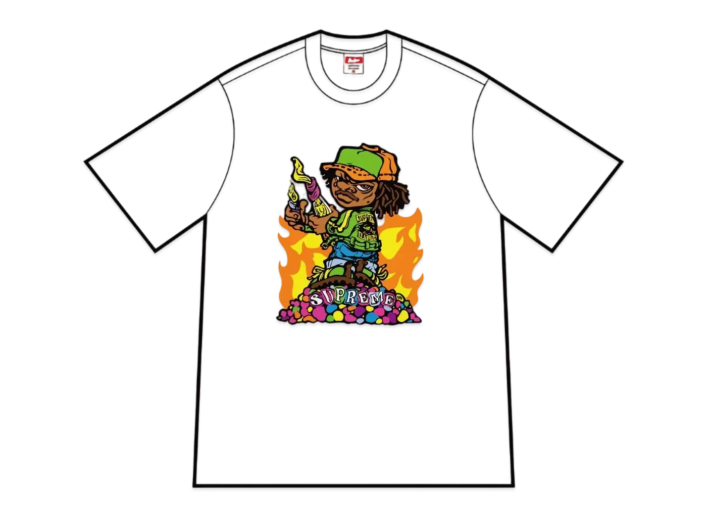 Supreme Molotov Kid Tee "Ash Grey"