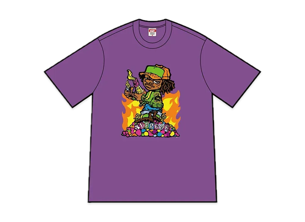 Supreme Molotov Kid Tee "Purple"