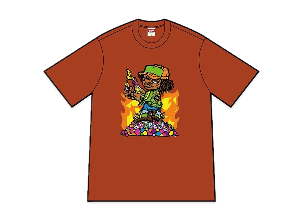 Supreme Molotov Kid Tee "Rust"