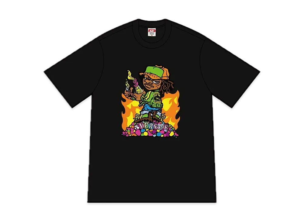 Supreme Molotov Kid Tee "Black"
