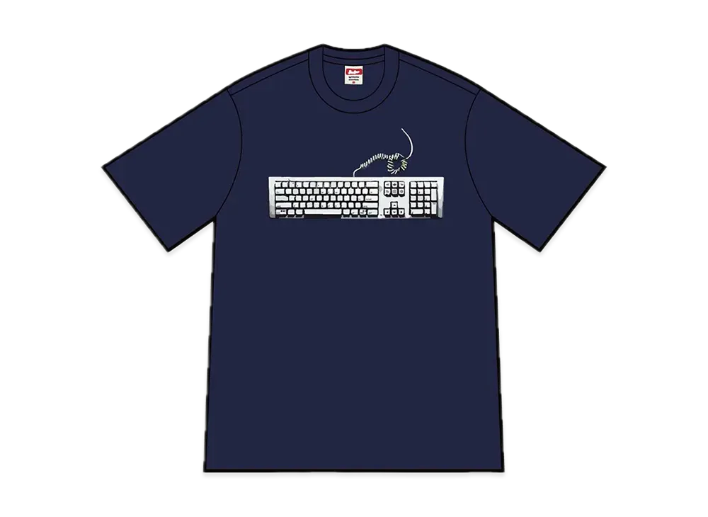 Supreme Keyboard Tee "Navy"