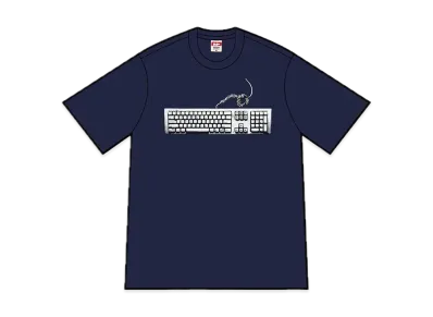 Supreme Keyboard Tee "Navy"