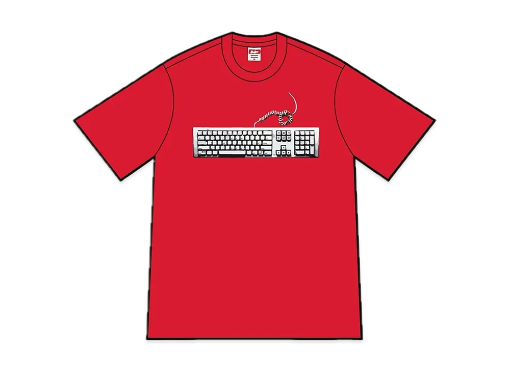 Supreme Keyboard Tee "Red"