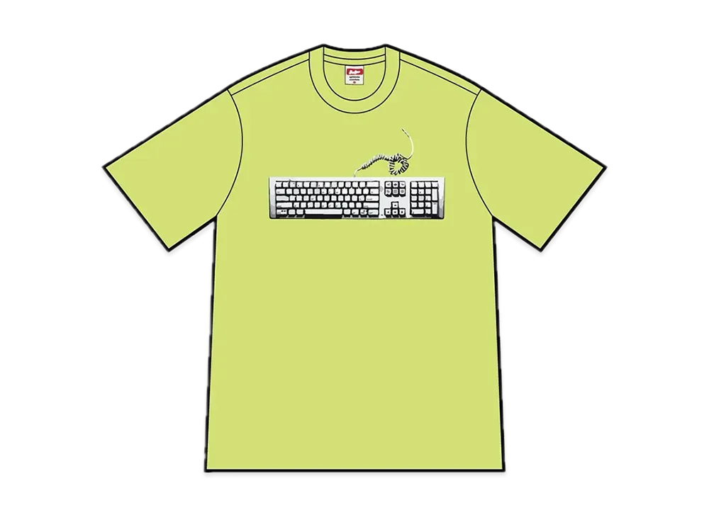 Supreme Keyboard Tee "Neon Green"