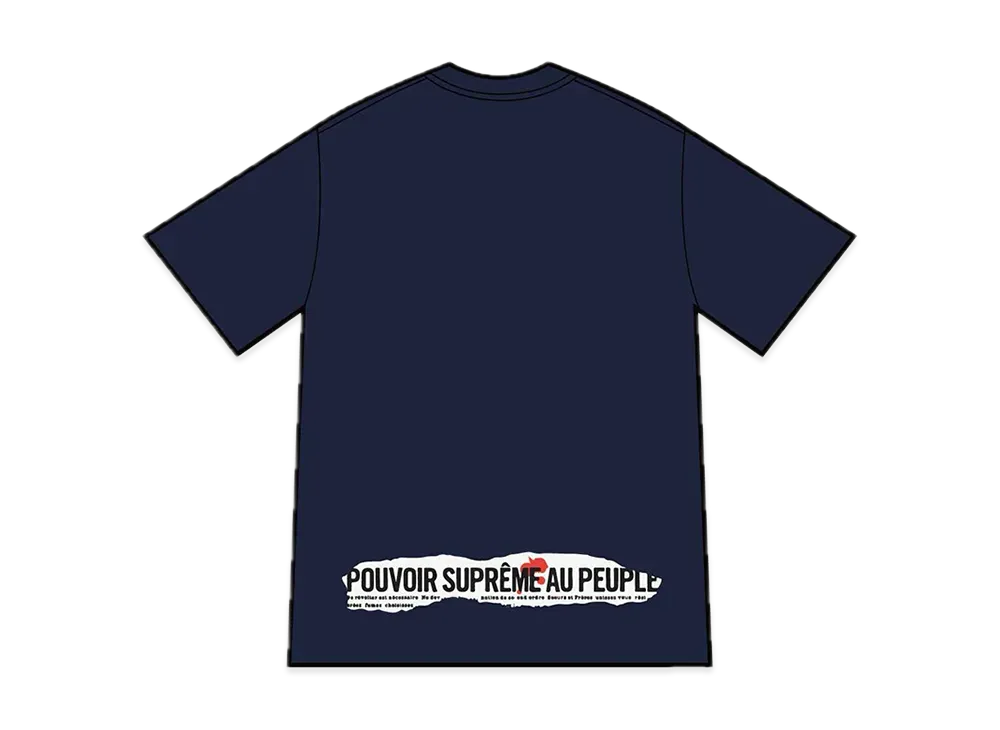 Supreme Headline Tee "Navy"