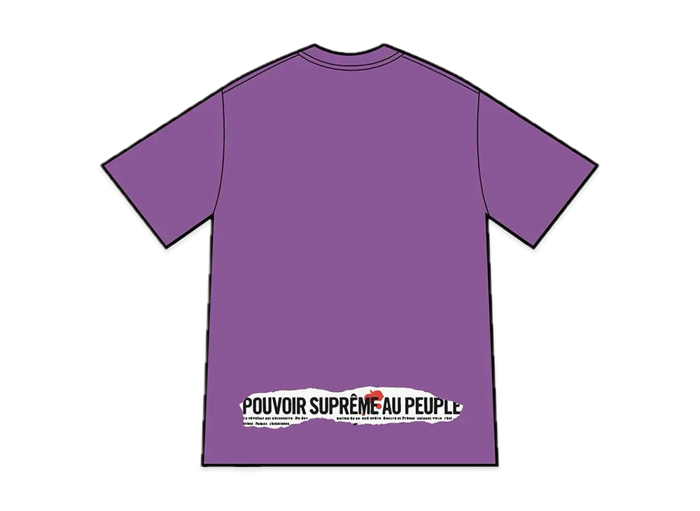 Supreme Headline Tee "Purple"