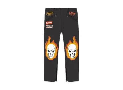 Supreme / Vanson Leathers® Ghost Rider© Pant "Black"