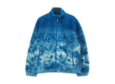 Supreme Wolf Fleece Jacket "Blue"