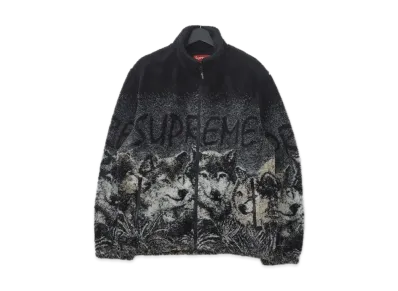 Supreme Wolf Fleece Jacket "Black"