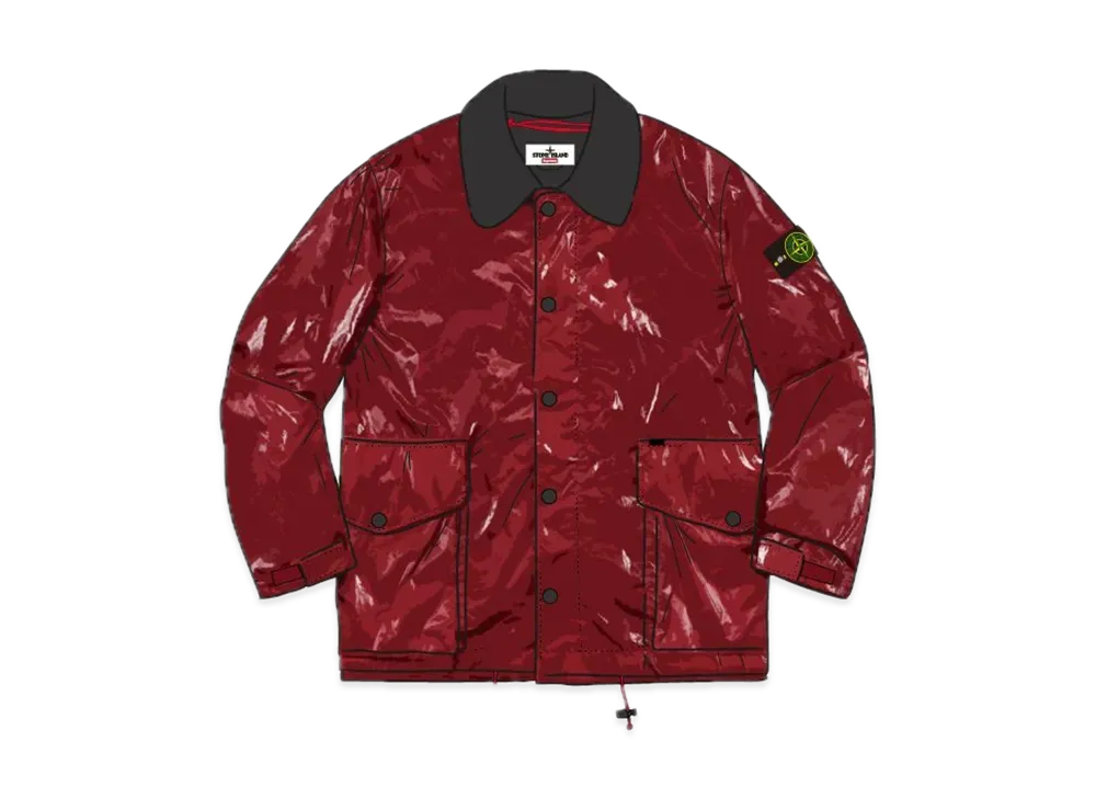 Supreme / Stone Island® New Silk Light Jacket "Red"