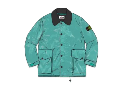Supreme / Stone Island® New Silk Light Jacket "Light Blue"