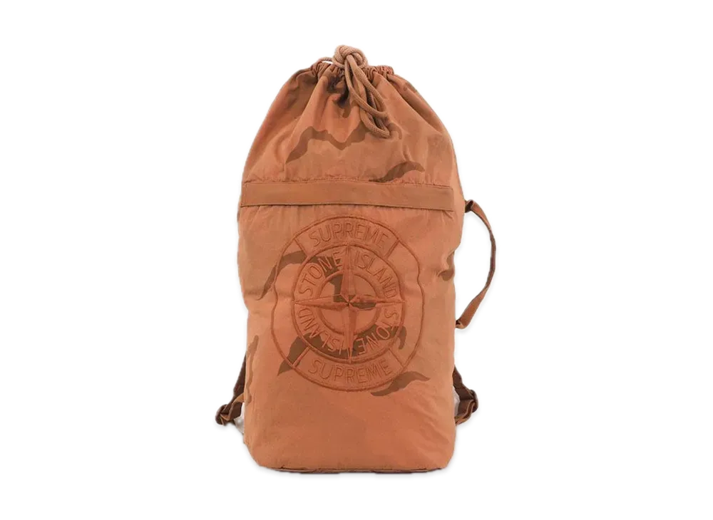 Supreme / Stone Island® Camo Backpack "Orange"
