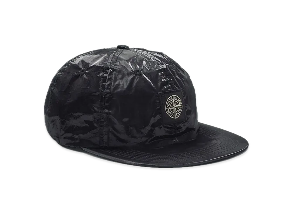 シュプリーム ストーンアイランド ニュー シルク ライト 6 パネル "ブラック"