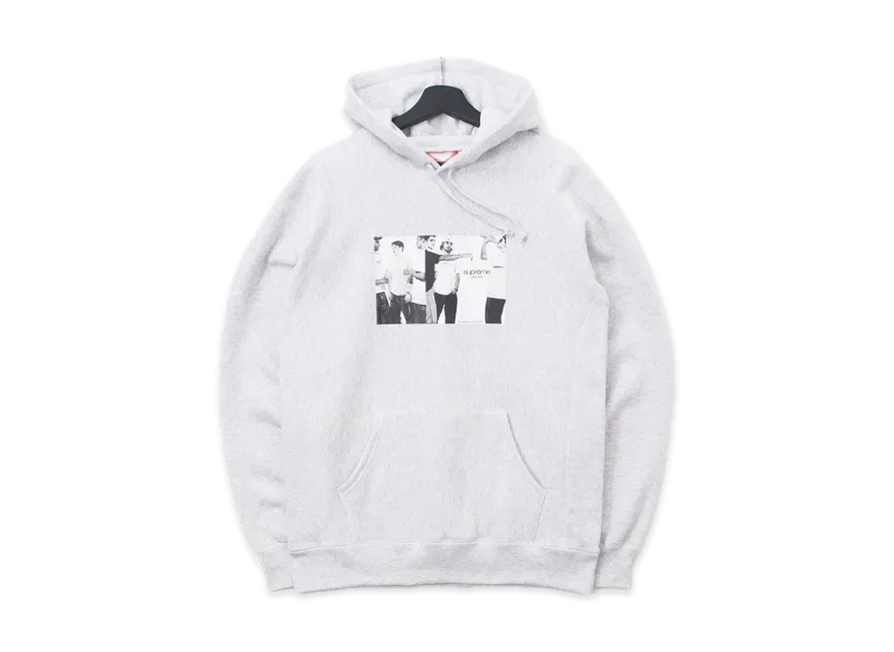 シュプリーム クラシック フーデッド スウェットシャツ "グレー"