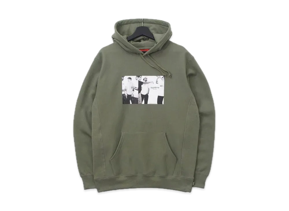 シュプリーム クラシック フーデッド スウェットシャツ "オリーブ"