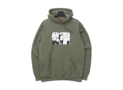 Supreme Classic Ad Hooded Sweatshirt "Olive"