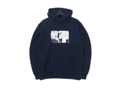 Supreme Classic Ad Hooded Sweatshirt "Navy"