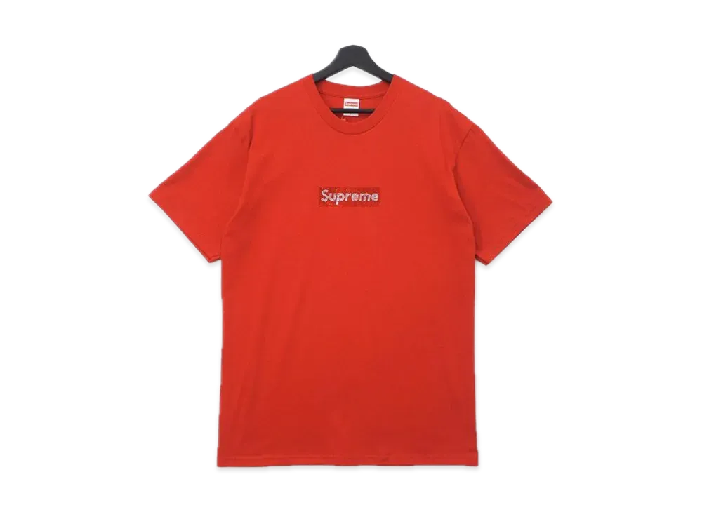 Supreme / Swarovski® Box Logo Tee "Red"