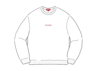Supreme Fuck Everybody Sweater "White"