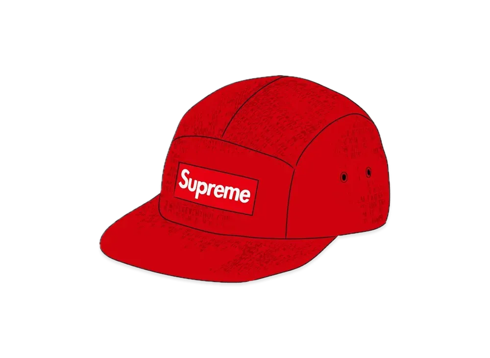 Supreme Fuck Everybody Jacquard Camp Cap "Red"