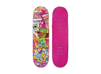 Supreme Molotov Kid Skateboard "Pink"