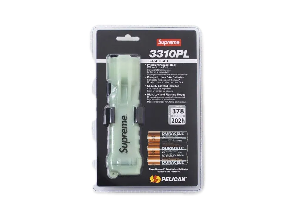 Supreme / PelicanTM 3310PL Flashlight "White"