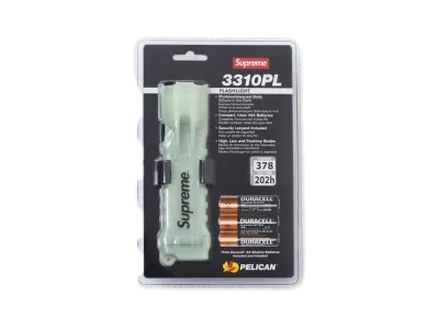Supreme x Pelican 3310PL Flashlight "White"